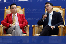 苏子与著名经济学家谢国忠探讨市场