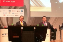 香港金银行贸易场理事长 张德熙博士 出席大会