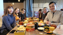 英伦金融享用日本美食